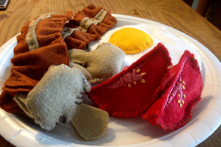 Things for little ones - Felt Fry Up